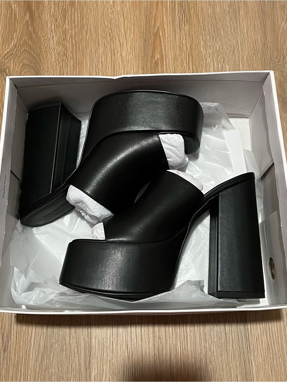 Princess Polly Black Platform Heels